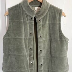 J. Jill Women's Velour Vest